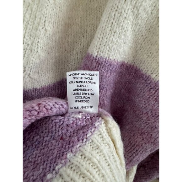 Wynter Women Button Up Long Sleeve Cardigan Sweater Size L - Picture 5 of 8